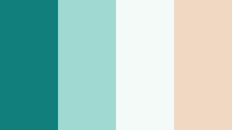 morning lagoon mist aquatic jade color palette with hex codes