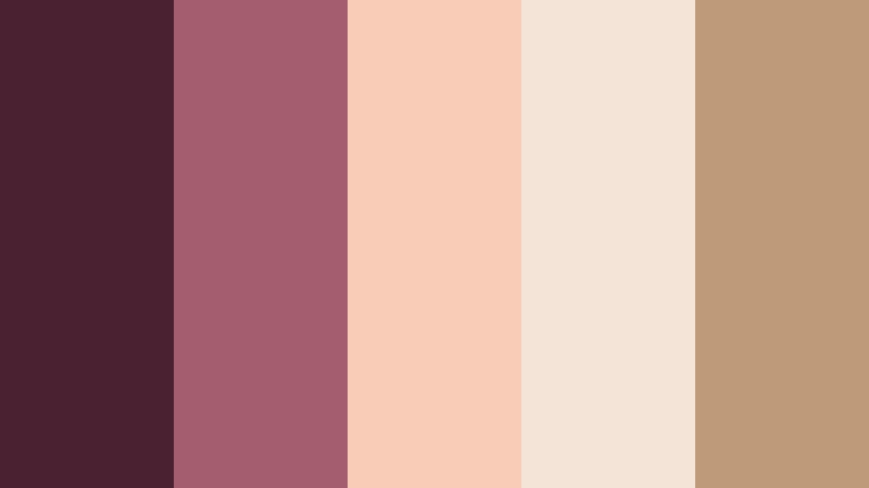 morning latte rosewood deep rosewood color palette with hex codes