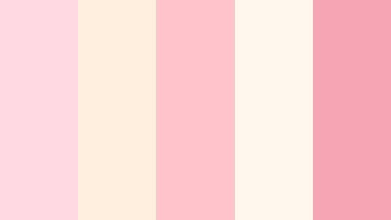 morning macaron display pink and cream bakery color color palette with hex codes