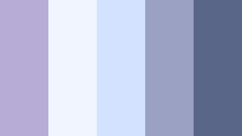morning mist lilac muted lavender color palette with hex codes