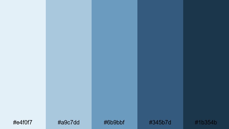 morning mist over water lake color palette with hex codes
