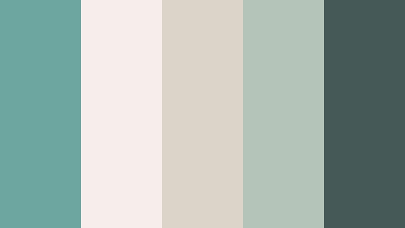 morning tides whisper dusty aqua color palette with hex codes