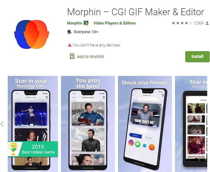 Morphin – CGI GIF Maker & Editor