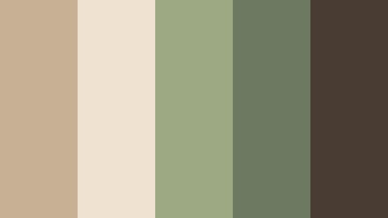 mossy fawn sanctuary soft fawn color palette with hex codes