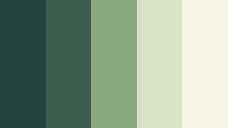 mossy jade retreat jade shadow color palette with hex codes