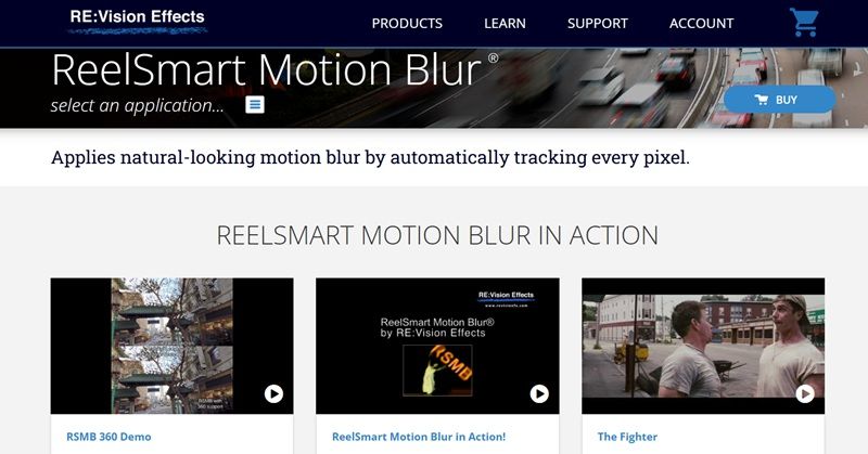 reelsmart motion blur plugin