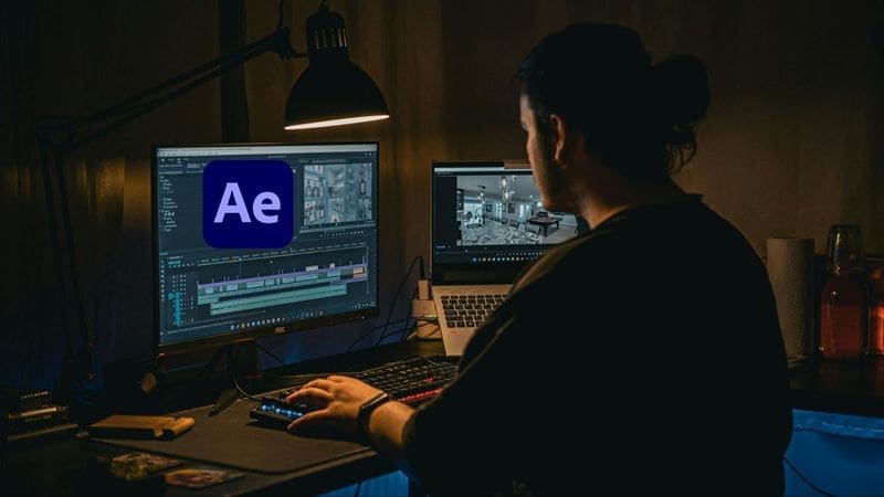 editor using motion blur