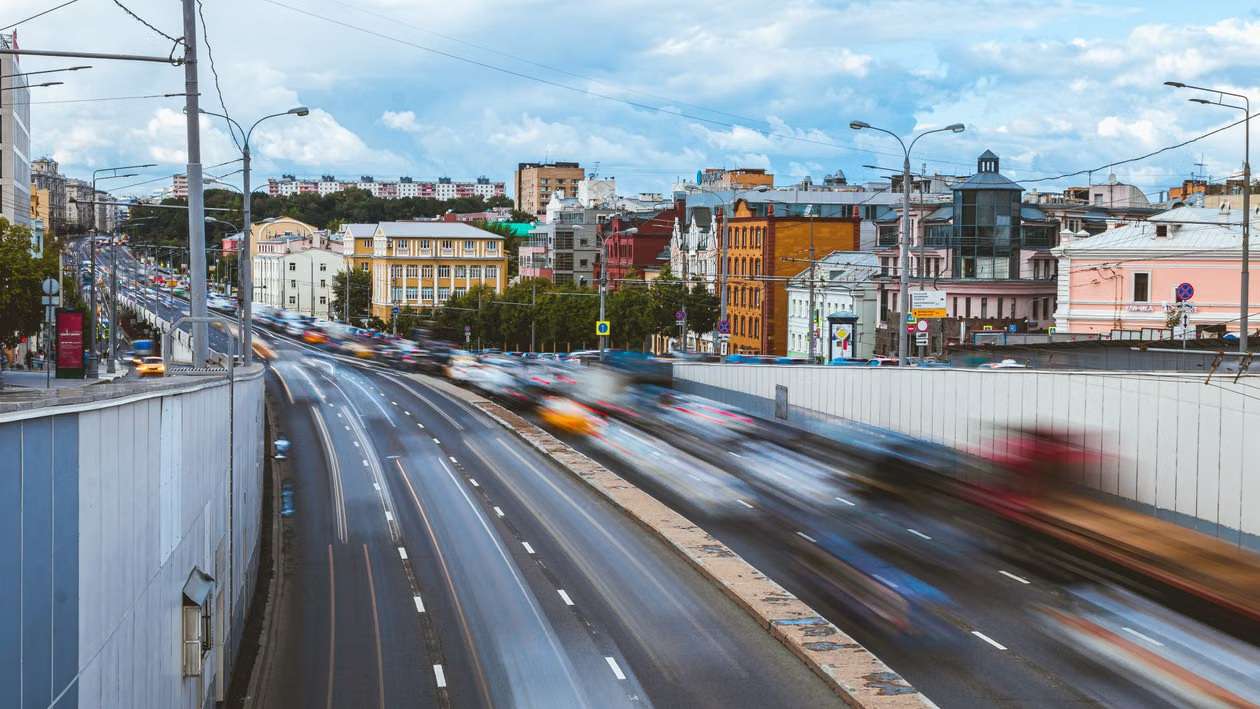 moving cars motion blur