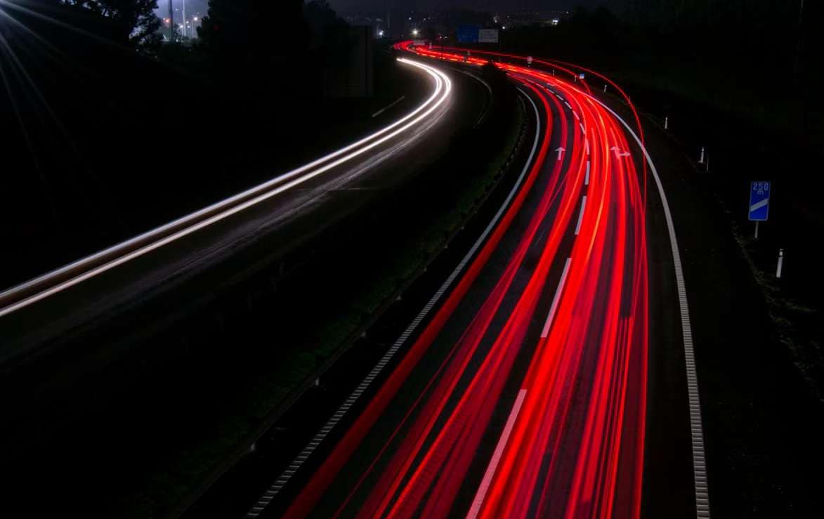 light trails motion blur photography