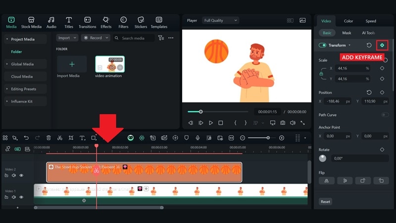 import video to filmora