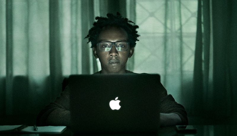 guy behind a mac