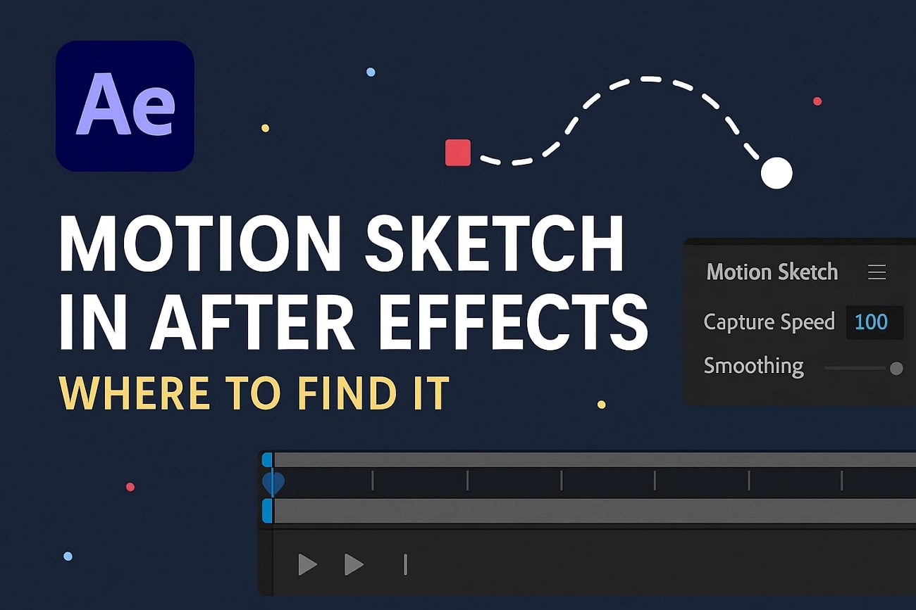 using motion sketch in after effects