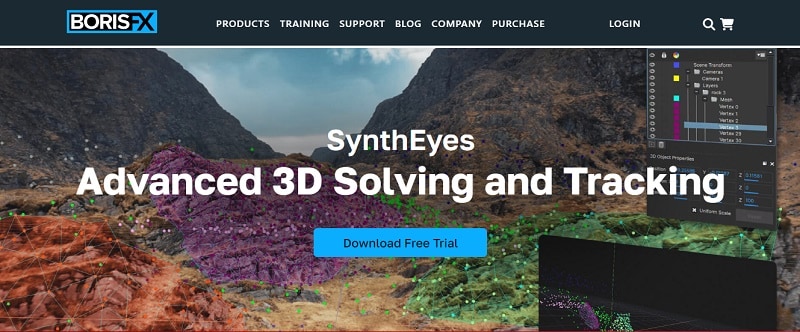 syntheyes - лучшее приложение для редактирования видео с отслеживанием движения