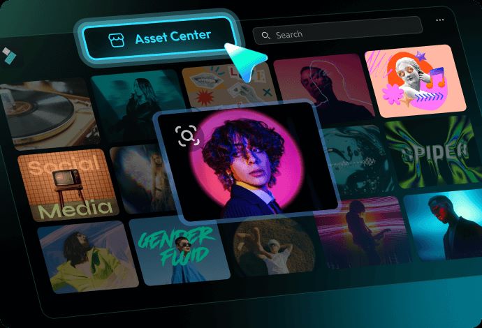 asset center in filmora