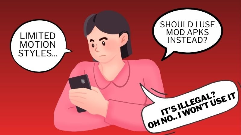 deciding to not download mod apks