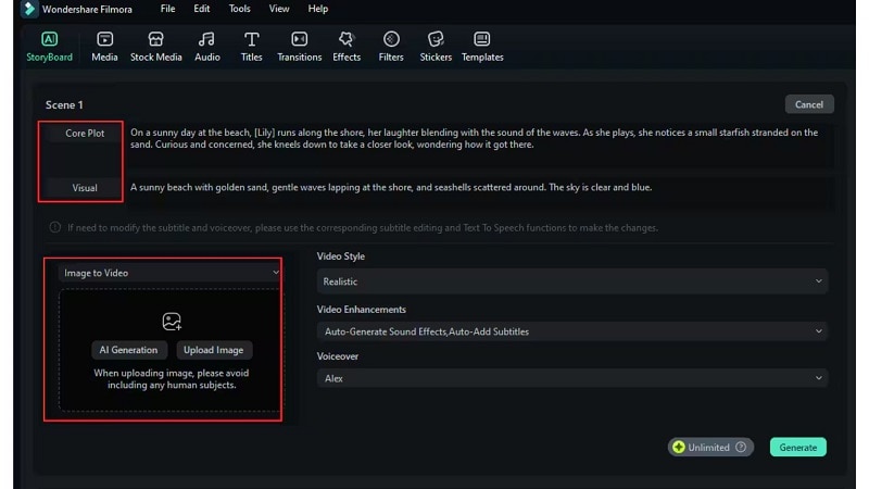 edit the generated results