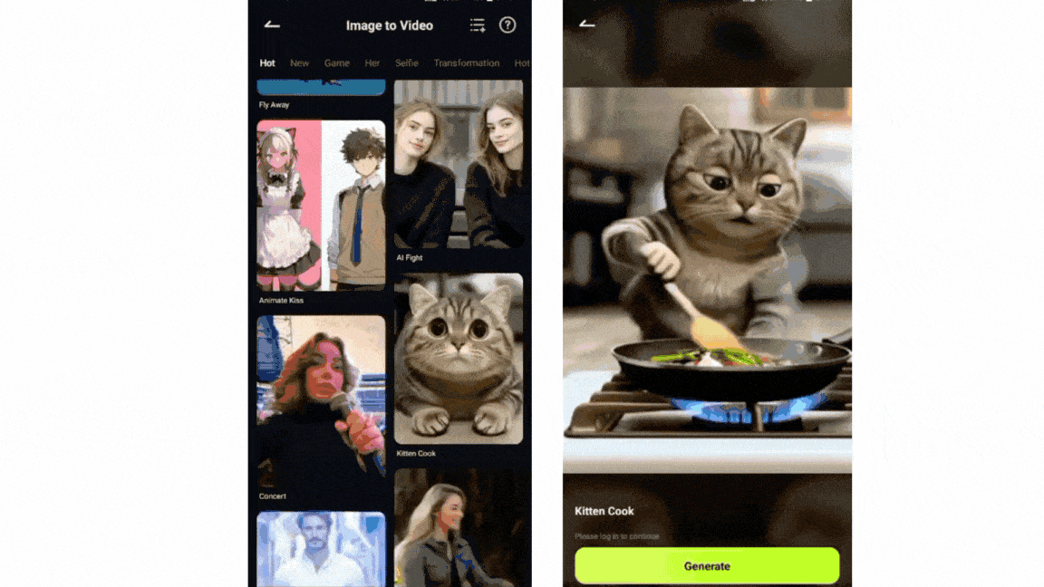 choose ai based template