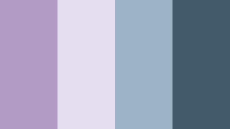 mountain fog over heather grape mist color palette with hex codes