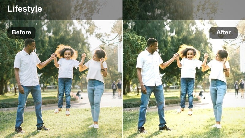 Movie night sofa filter on dim living room vlog footage