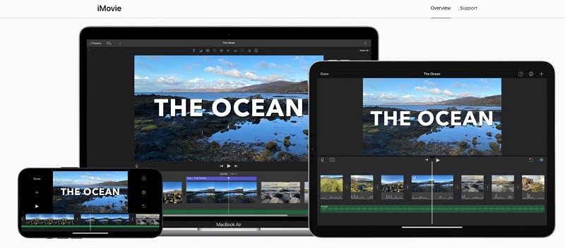 imovie interface