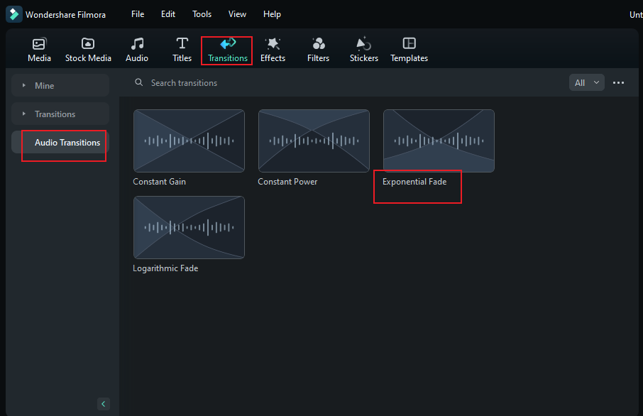 use exponential fade to fade mp3