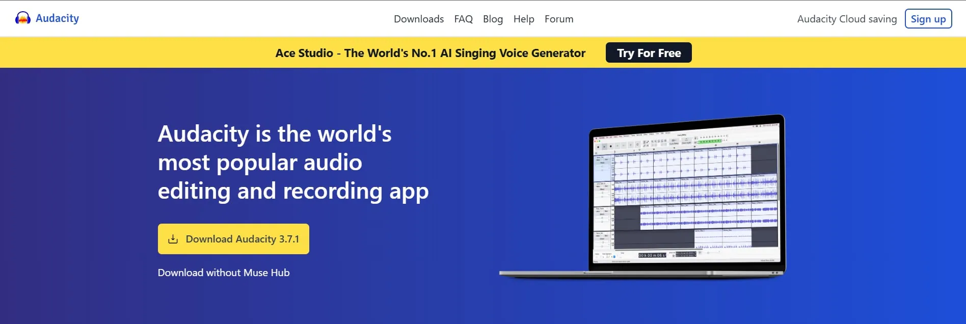 audacity audio editing app