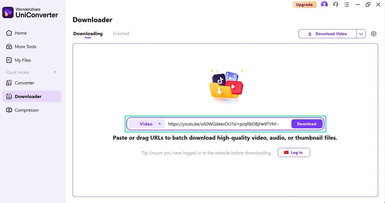 add url of video