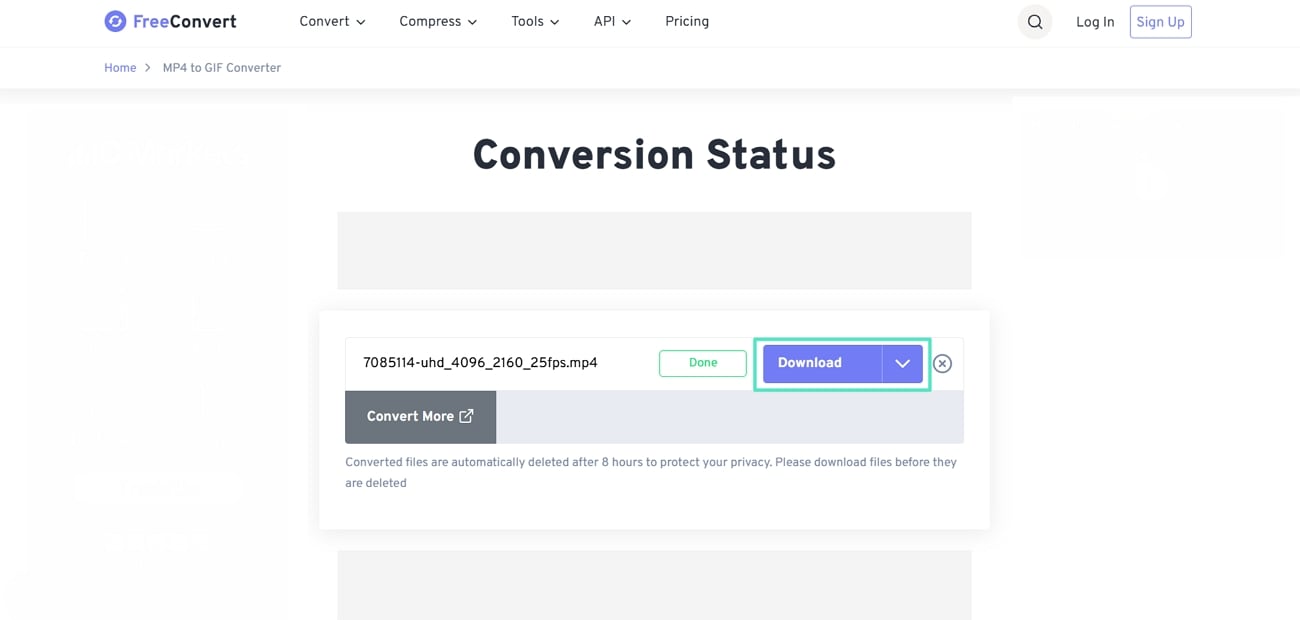 download mp4 into gif file