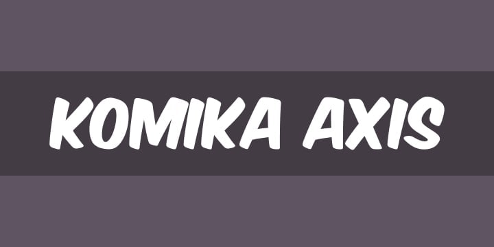 komika axis font mrbeast videos