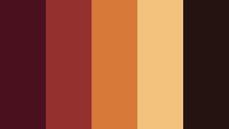 mulled cider evenings deep wine red color palette with hex codes