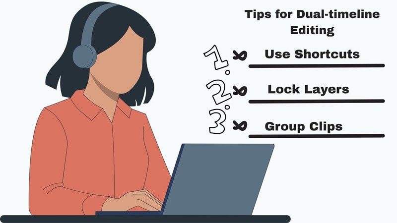 tips on working with dual timeline