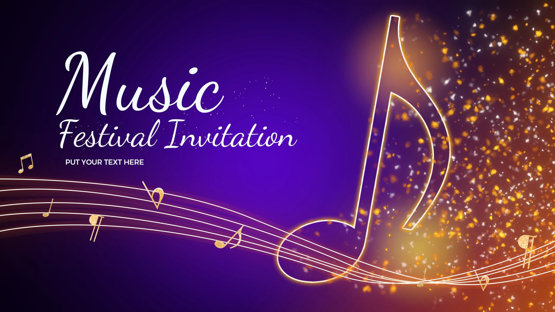 Music Festival Invitation