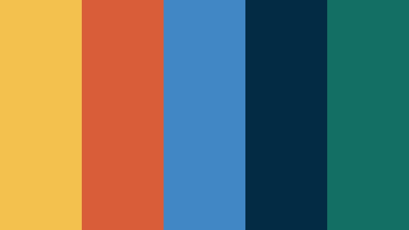 mustard pop flash retro color color palette with hex codes