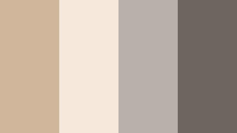muted capsule wardrobe dusty sand color palette with hex codes