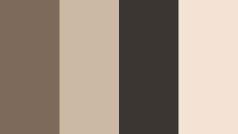 muted coastal drift warm driftwood color palette with hex codes