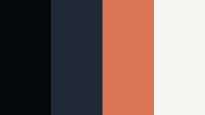muted coffee workspace coal black color palette with hex codes