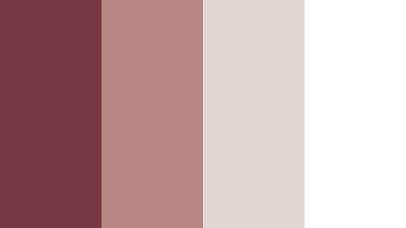 muted cranberry branding suite muted cranberry color palette with hex codes