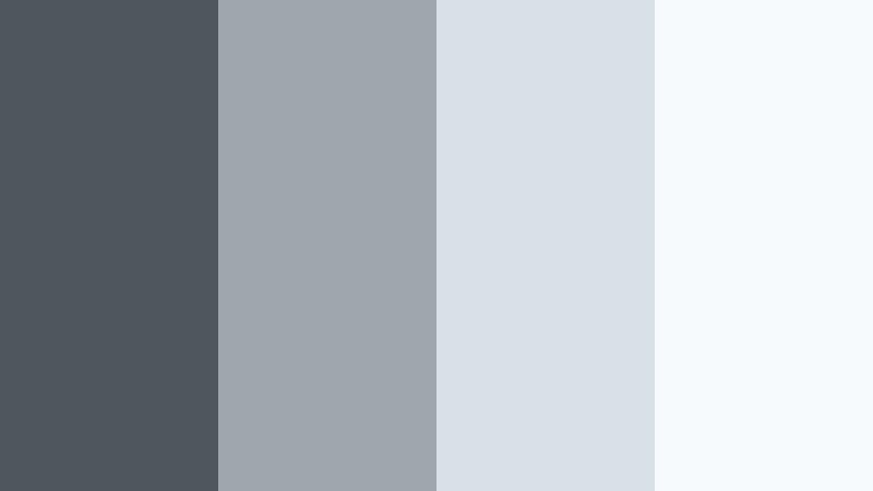 muted harbor mist filmic steel color palette with hex codes