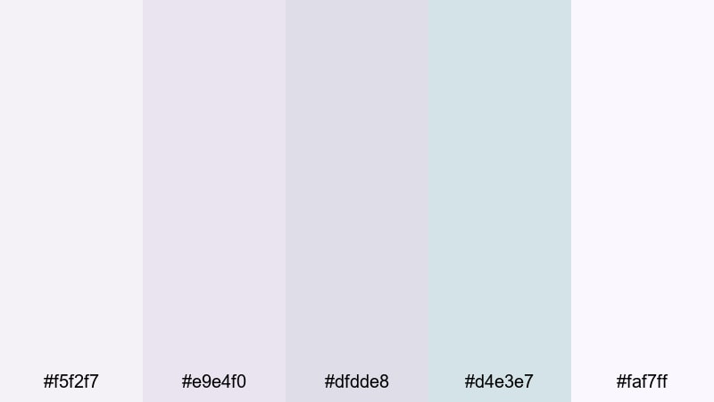 muted studio neutrals pastel color palette with hex codes