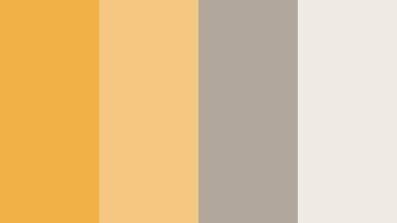 muted terrace sunset soft marigold color palette with hex codes