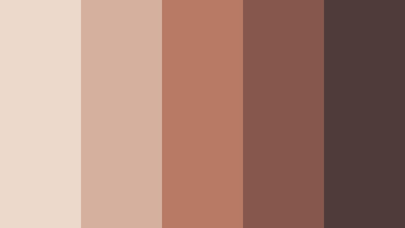 muted terracotta calm color palette color palette with hex codes