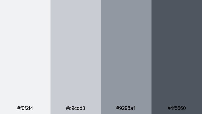 muted urban grid muted color palette with hex codes