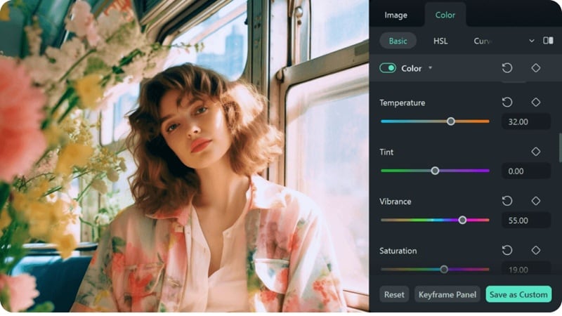 edit ai image in filmora