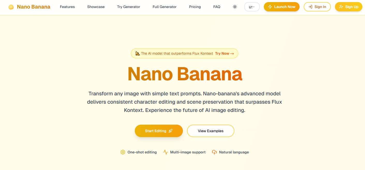 nano banana ai image editing interface