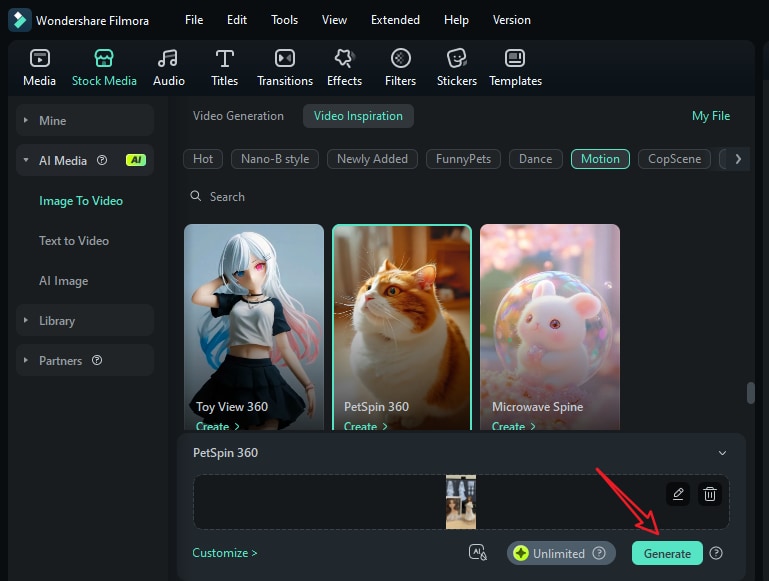 turn ai nano banana pictures into videos