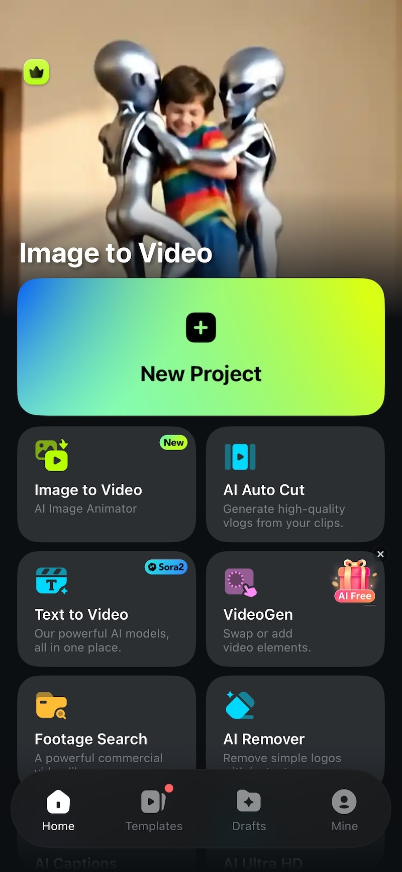 access image to video