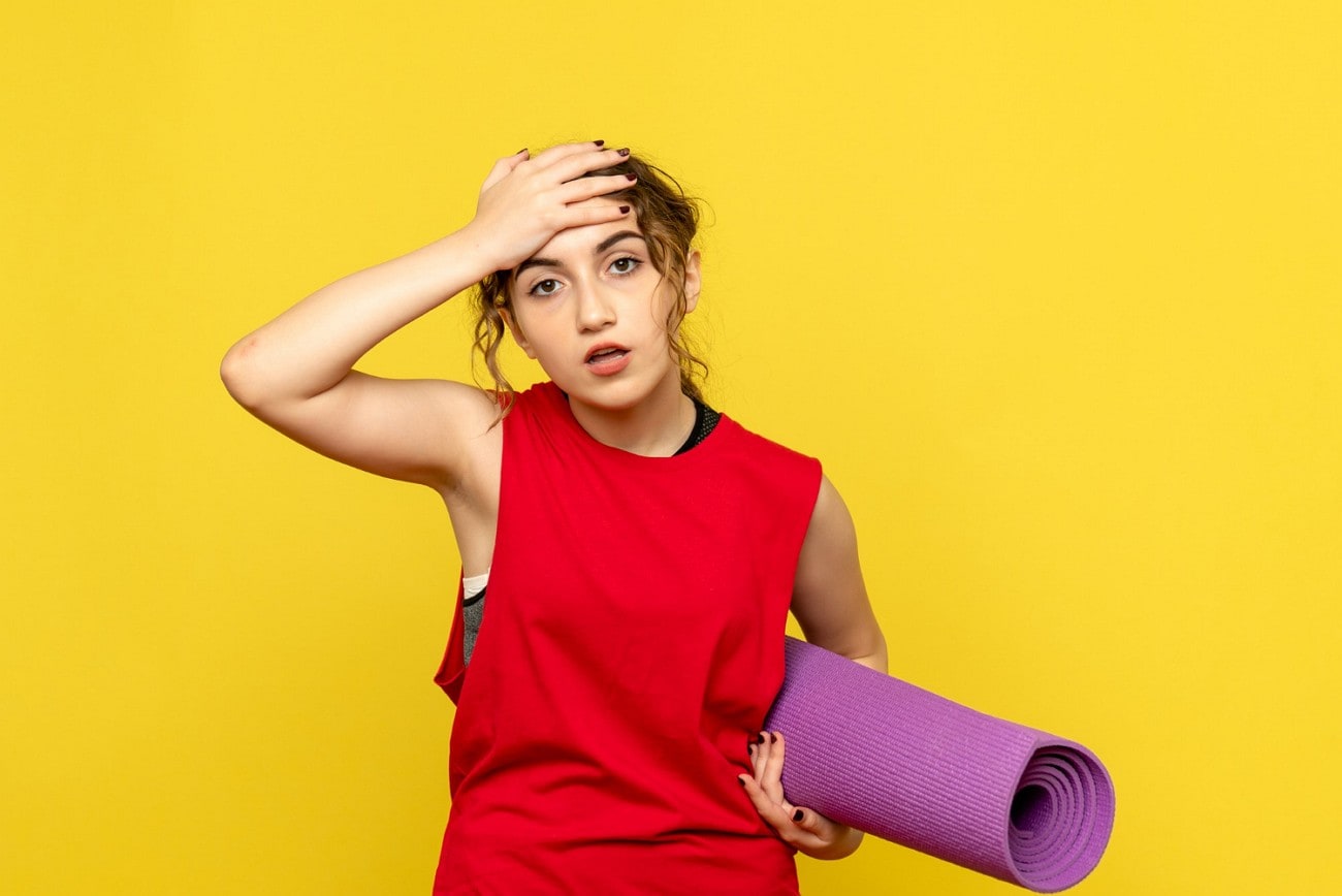 awkward yoga pose video