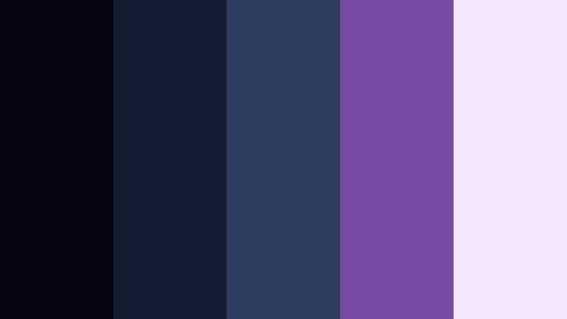 nebula drift obsidian blue color palette with hex codes