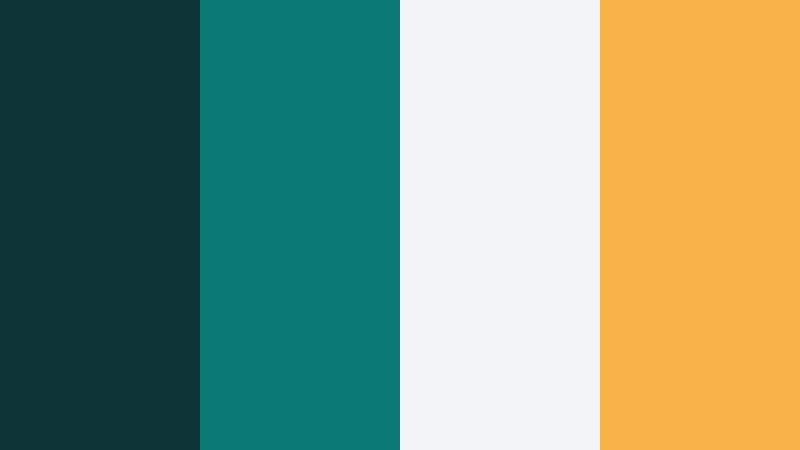 neo noir harbor dramatic teal accent color palette with hex codes