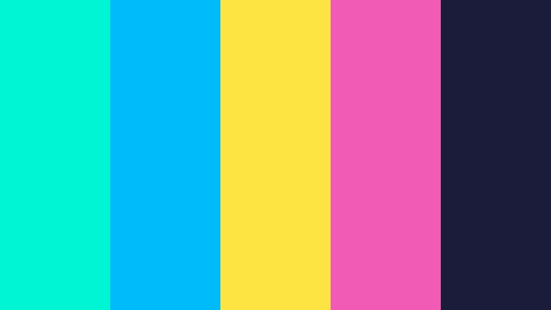 neon alley chase anime color color palette with hex codes